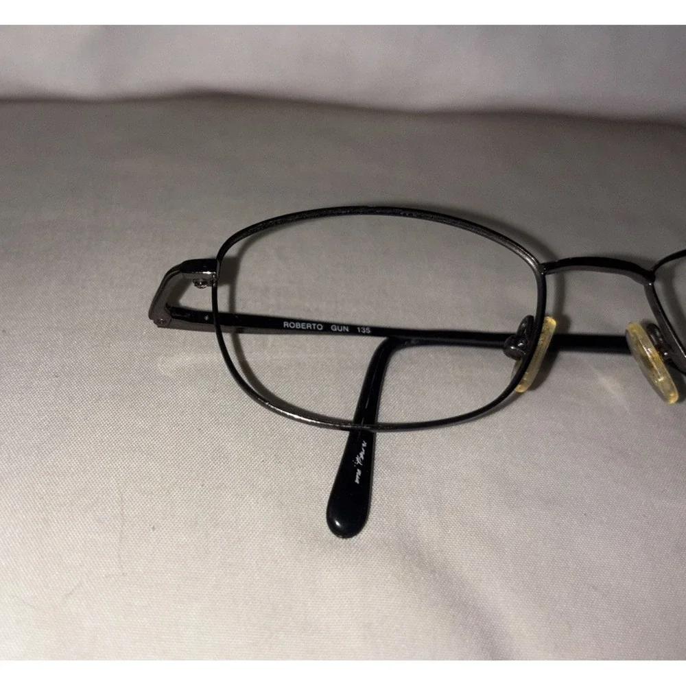 Kidco BUDDY GUNMETAL 52-19-135 Metal Full Rim Eyeglasses Frame Roberto Gun Style